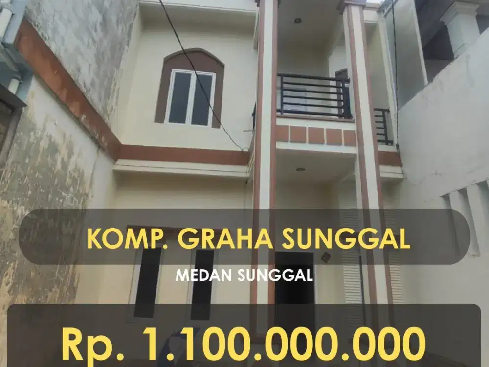 JUAL RUMAH SIAP HUNI KOMP. GRAHA SUNGGAL