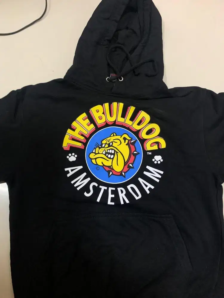Bulldog Amsterdam Unisex Black Hoodie