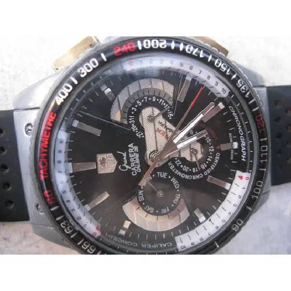 Vintage antik jam tangan Tag Heur Swiss