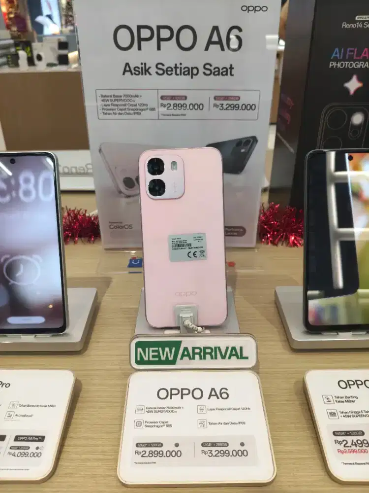 Oppo A6 New Tahan Air batrai besar