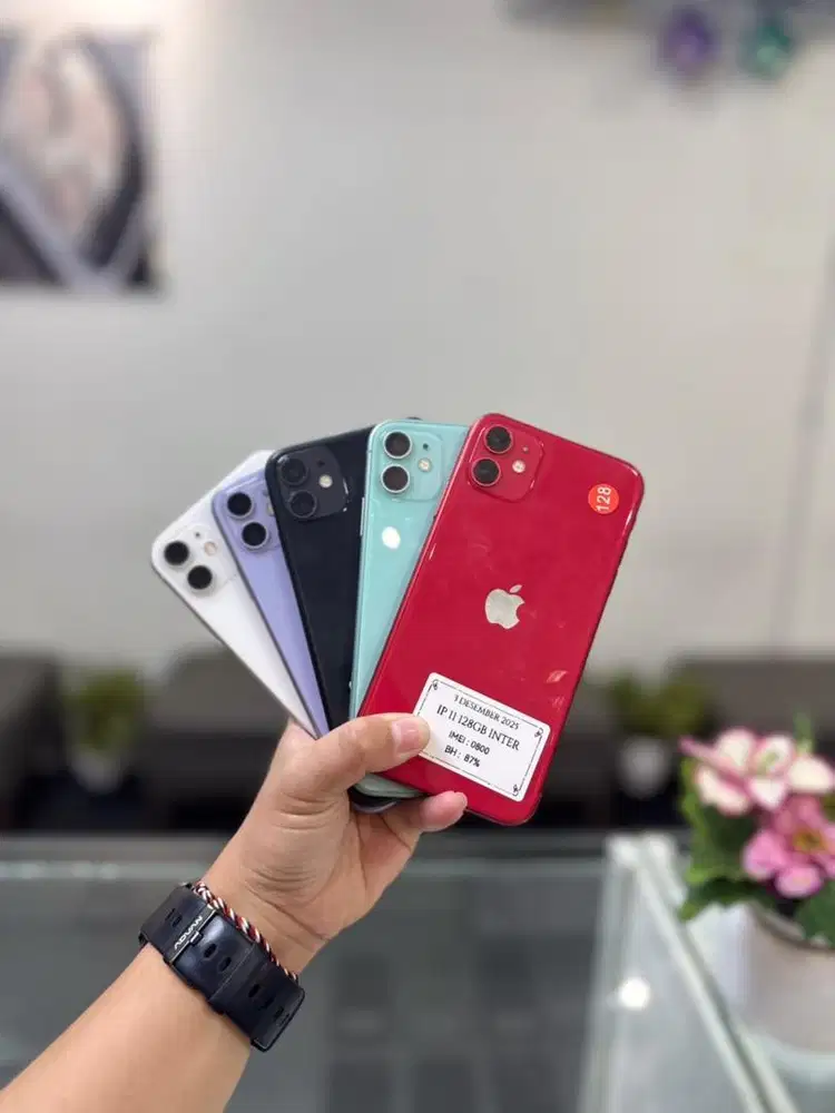 IPHONE 11 128GB ALL OP MULUS NOMINUS FULLSET TERIMA TT KREDIT
