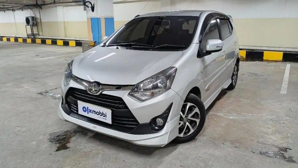 TDP 6,JT Toyota Agya 1.2 G TRD Sportivo Bensin-AT Silver 2020