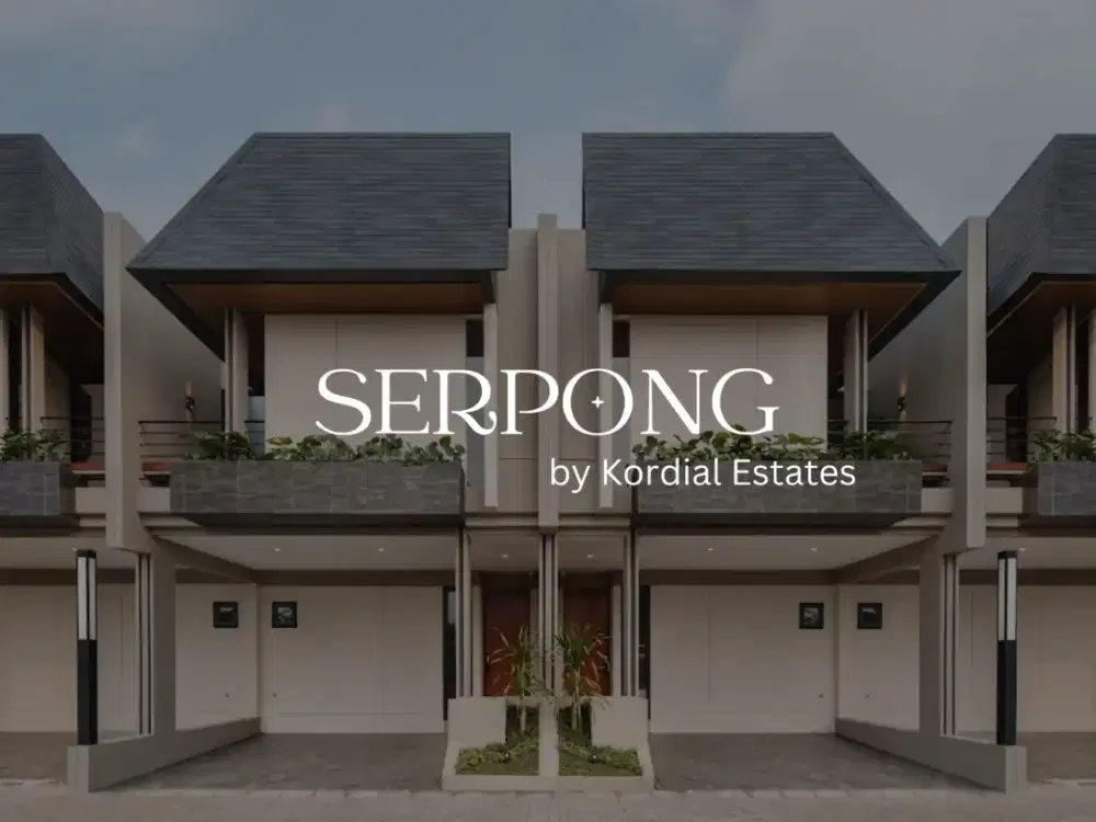 Dijual Rumah Serpong Dekat Stasiun Rawa Buntu dan UNPAM Dengan Balkon Atas Luas dan Clubhouse Premium