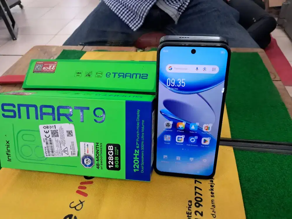 INFINIX SMART 9 Ram 4/128 GB mulus no minus lengkap
