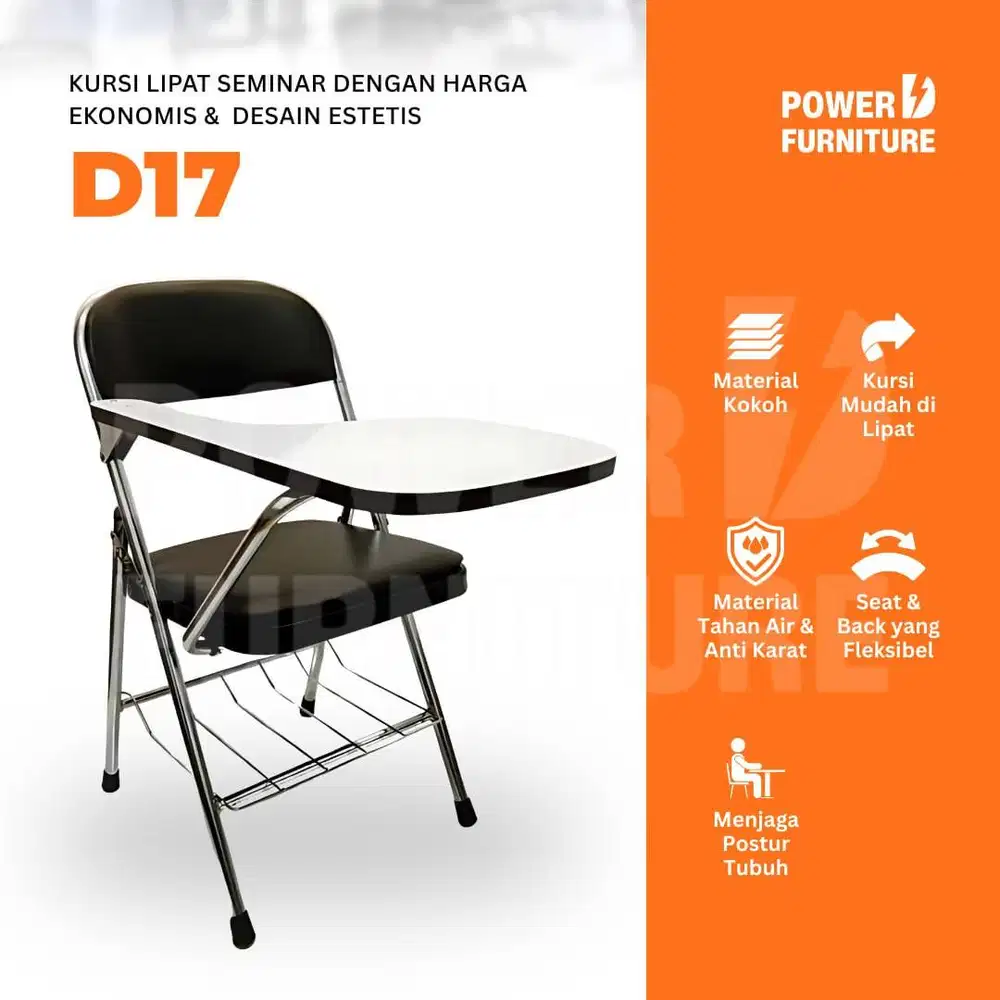 D17 Kursi Kuliah Lipat – Kursi Meja Lipat Kuliah | Kursi Lipat Kampus