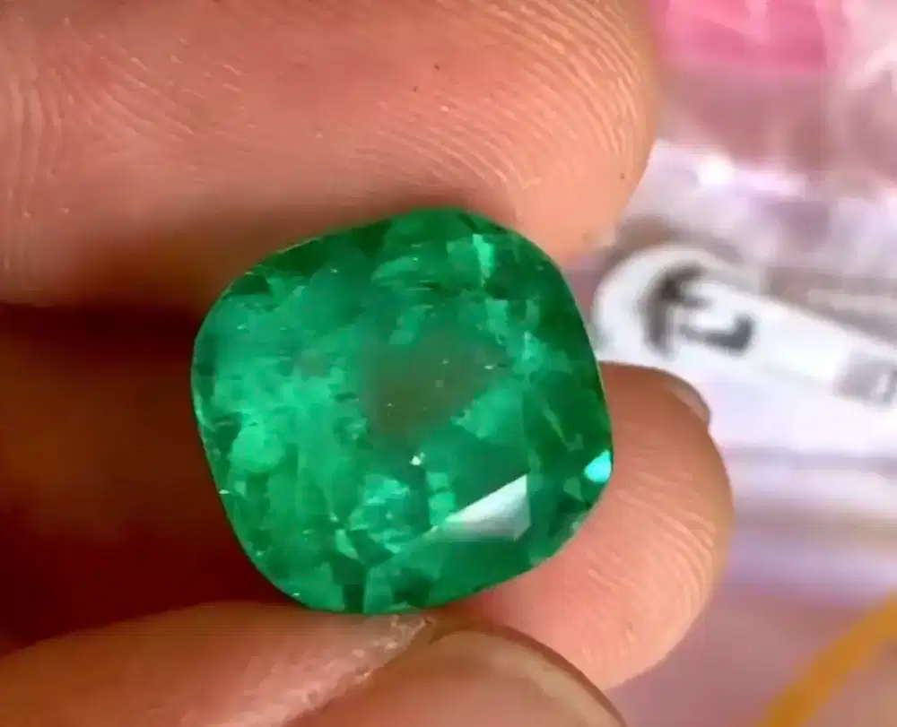 Natural emerald colombia zamrud lab GRI