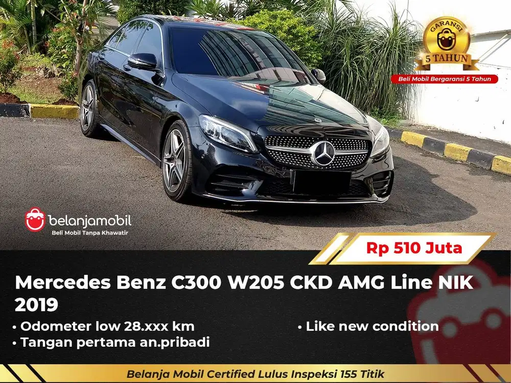 [ GARANSI 5TH ] Mercedes Benz Mercy C300 C 300 W205 AMG 2019/2020