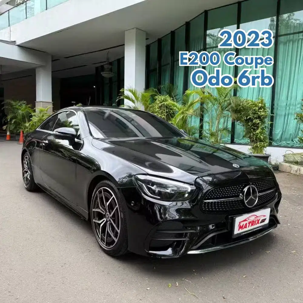 Mercedes Benz E200 Coupe AMG Full Spec 2023 Black Hitam Mercy E 200