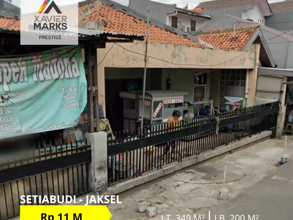 DIJUAL RUMAH TUA HITUNG TANAH JL. KARBELA TIMUR DEKAT APARTEMEN SKY GARDEN SETIABUDI COCOK DIBANGUN USAHA ATAU KOS²AN SETIABUDI JAKARTA SELATAN