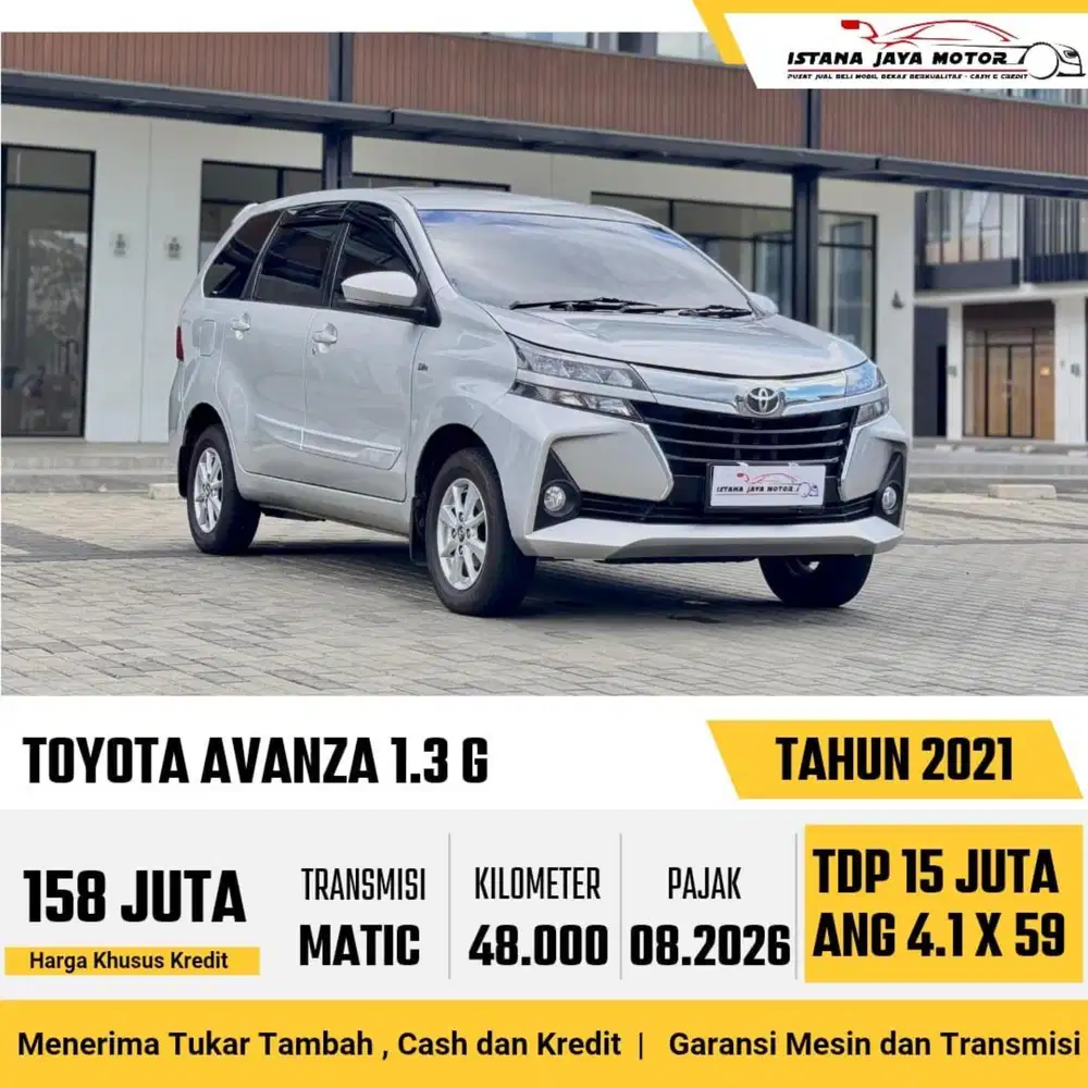 Toyota Avanza 1.3 G MT th 2021 #istana jaya motor