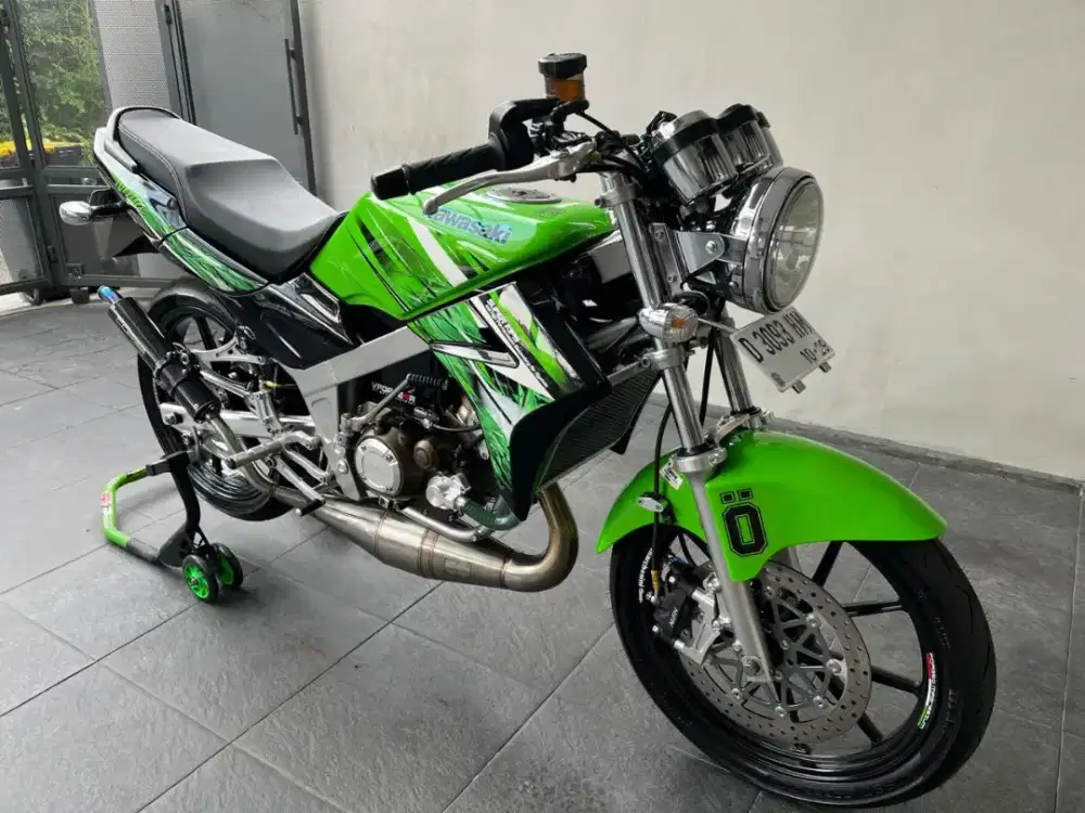 Ninja M 2010 Hijau 
Master rem nissin radial
Kopling acossato