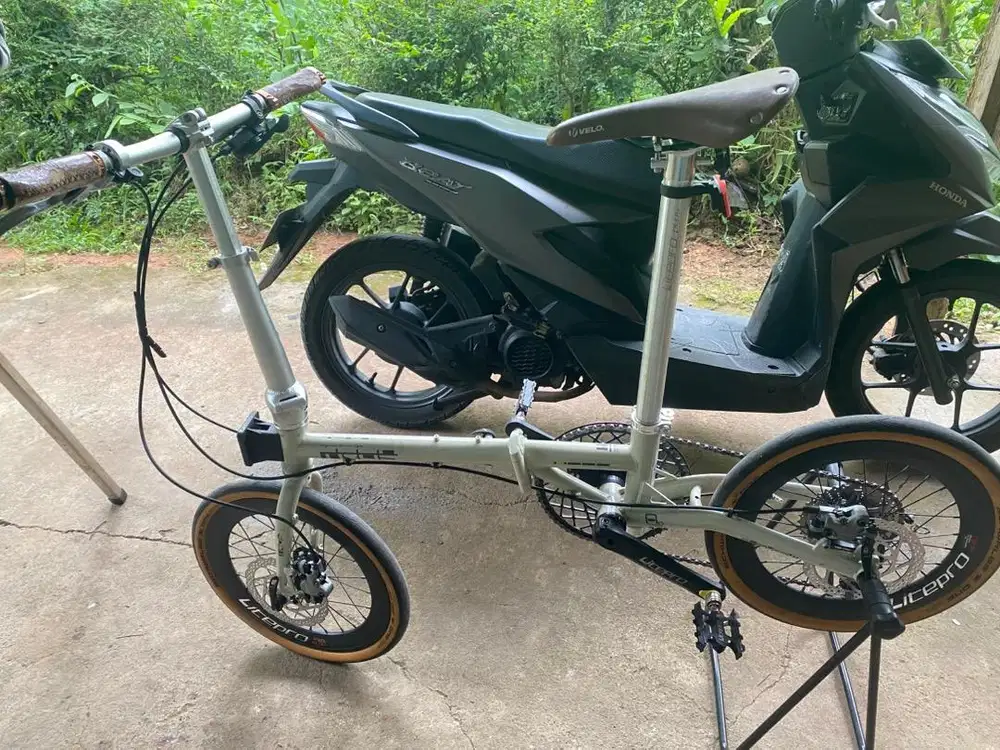 Sepeda lipat modif
