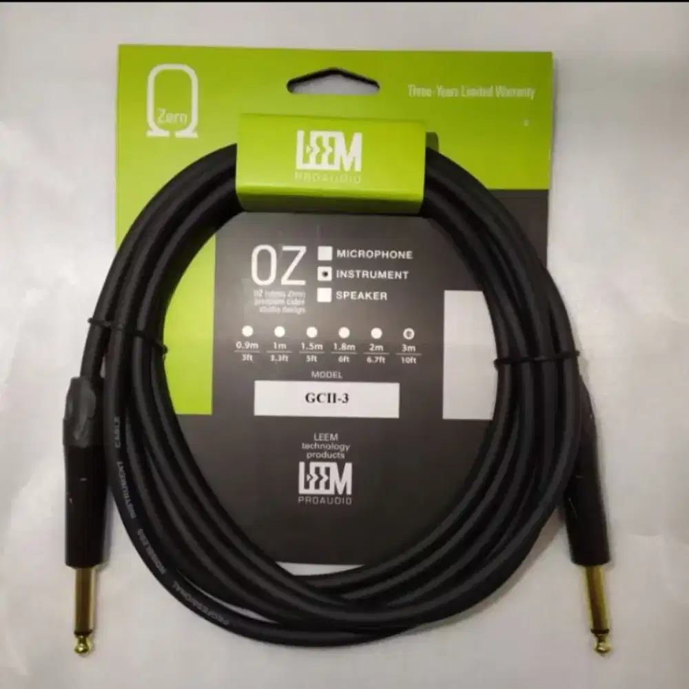 Guitar Cable Leem 10FT GC11-3
