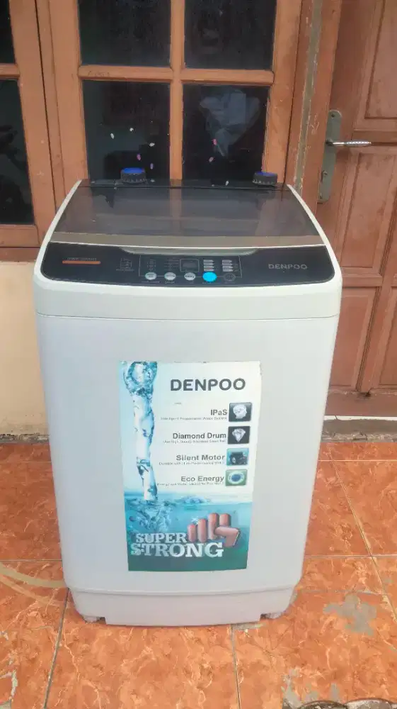 Jual mesin cuci 1 tabung Sudah Manaual merk Denpo 8 kg