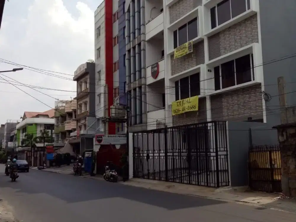 Dijual/Disewakan Ruko 4 lantai Jalan Gunung Sahari Jakarta Pusat Jalan raya strategis dan ramai