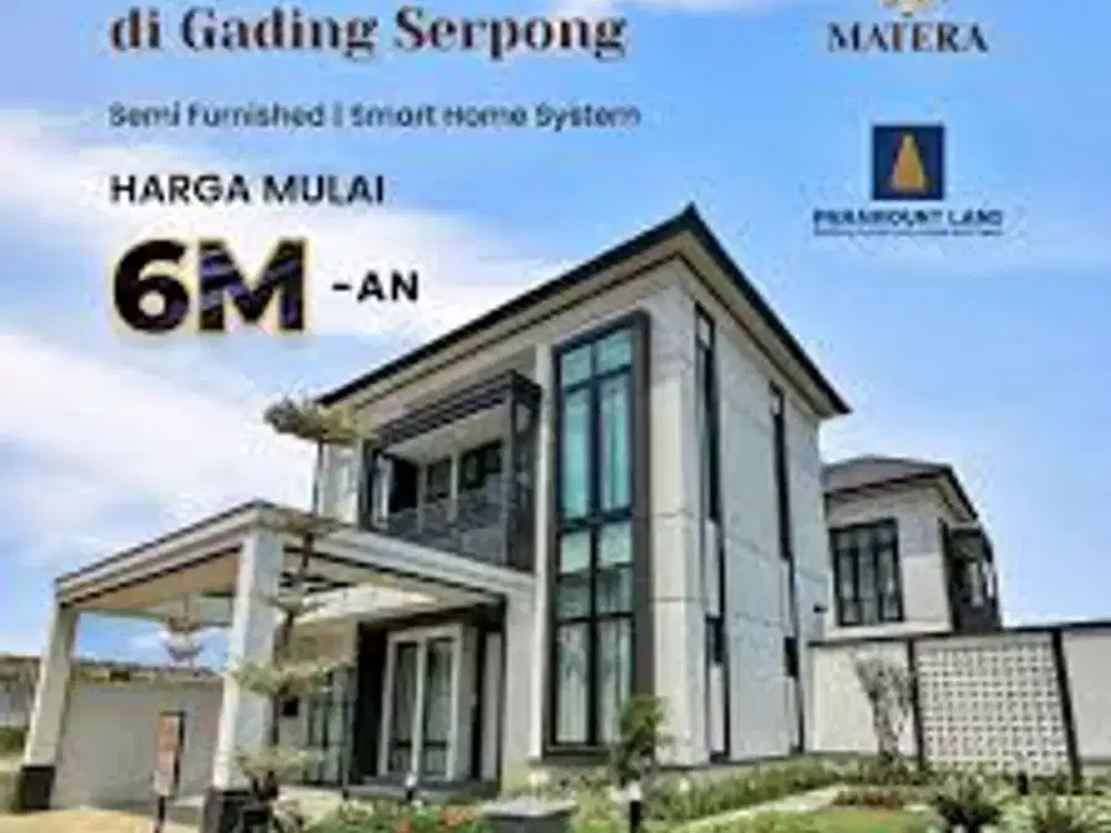 Matera New Type 9X15&9X16 Paling Dicari Investor & Sultan Premium Home!