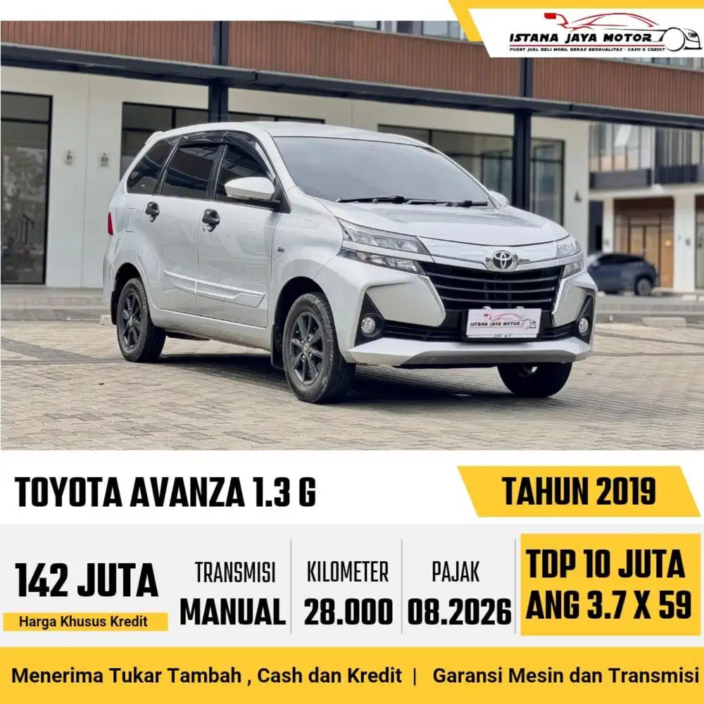 Toyota Avanza 1.3 G Manual th 2019 #istana jaya motor