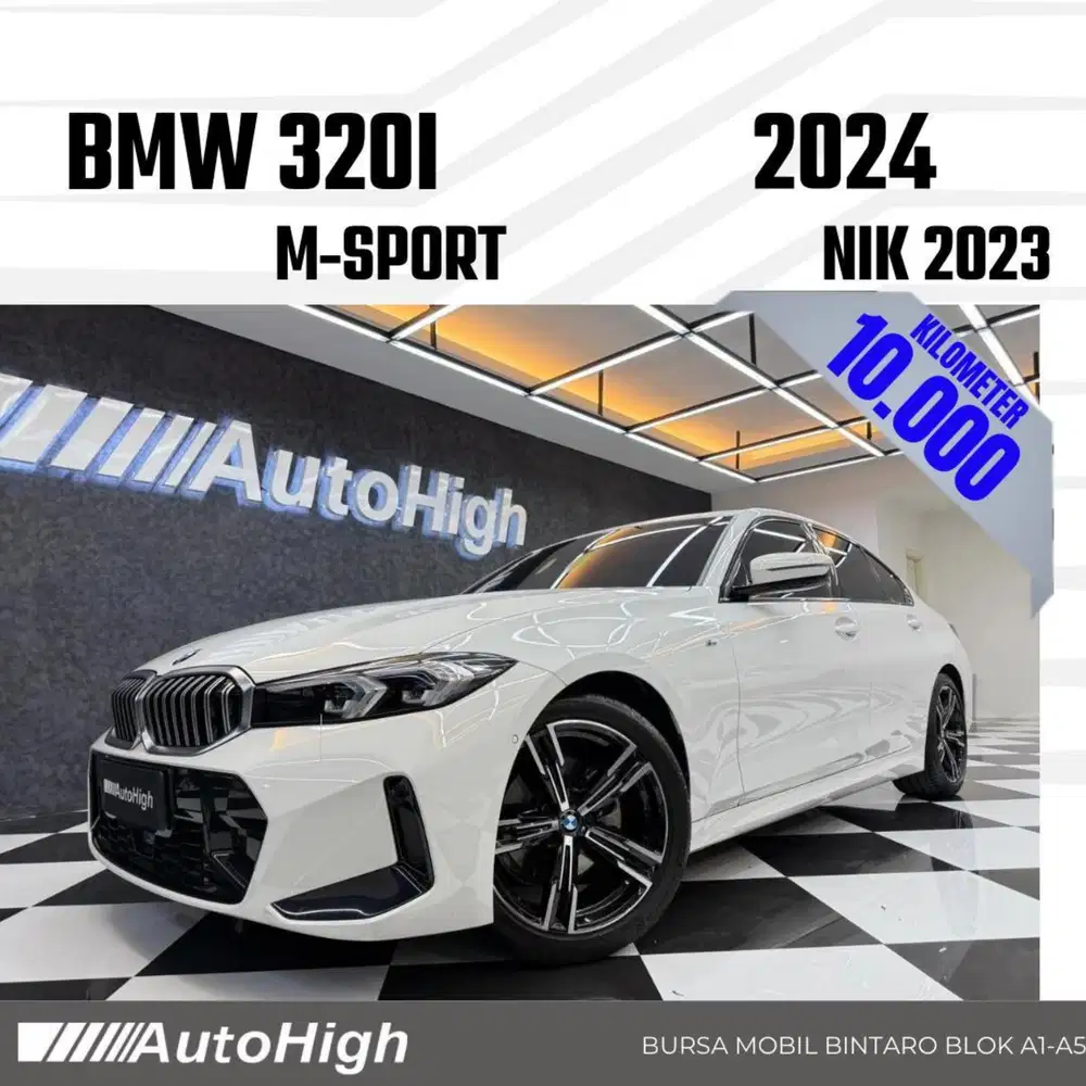 DP10% [Km10.000] 320i M-Sport LCi 2023 White Reg 2025 #AUTOHIGH