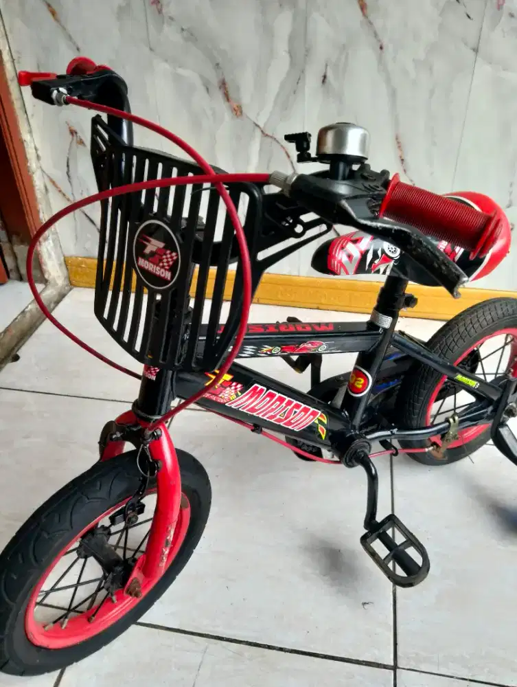 Jual Sepeda bekas Morisson UK 12 siap pakai Cijantung Jakarta Timur