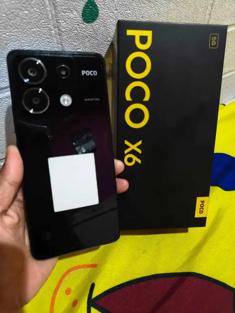 POCO X6 RAM 12/256 MULUS LENGKAP MURAH