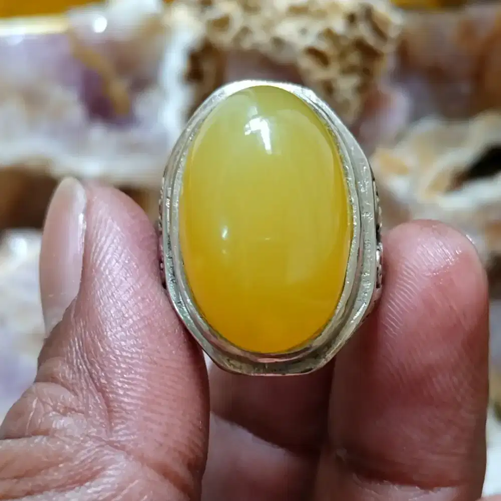 Batu garut kuning opal garut