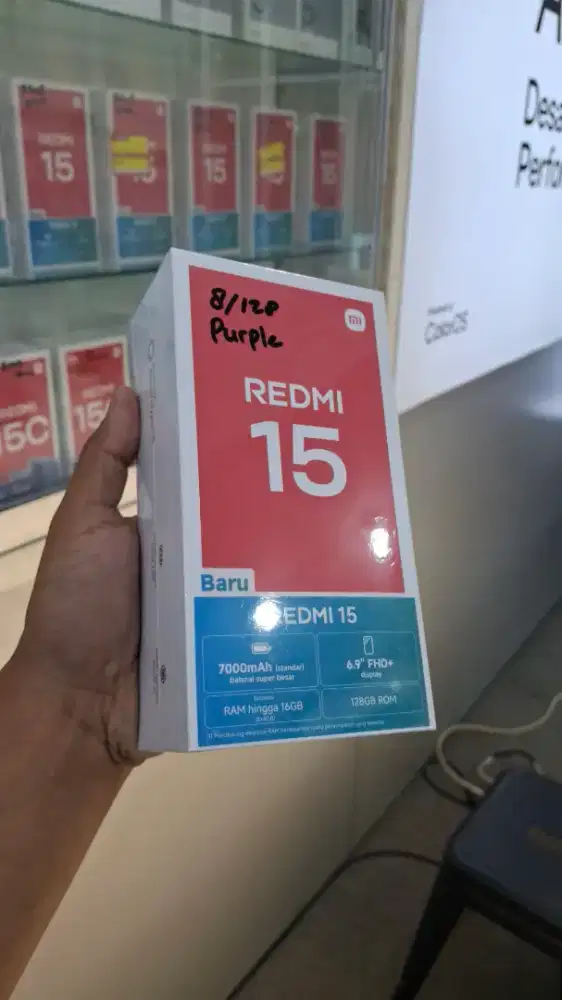 REDMI 15 8/128 BARU
