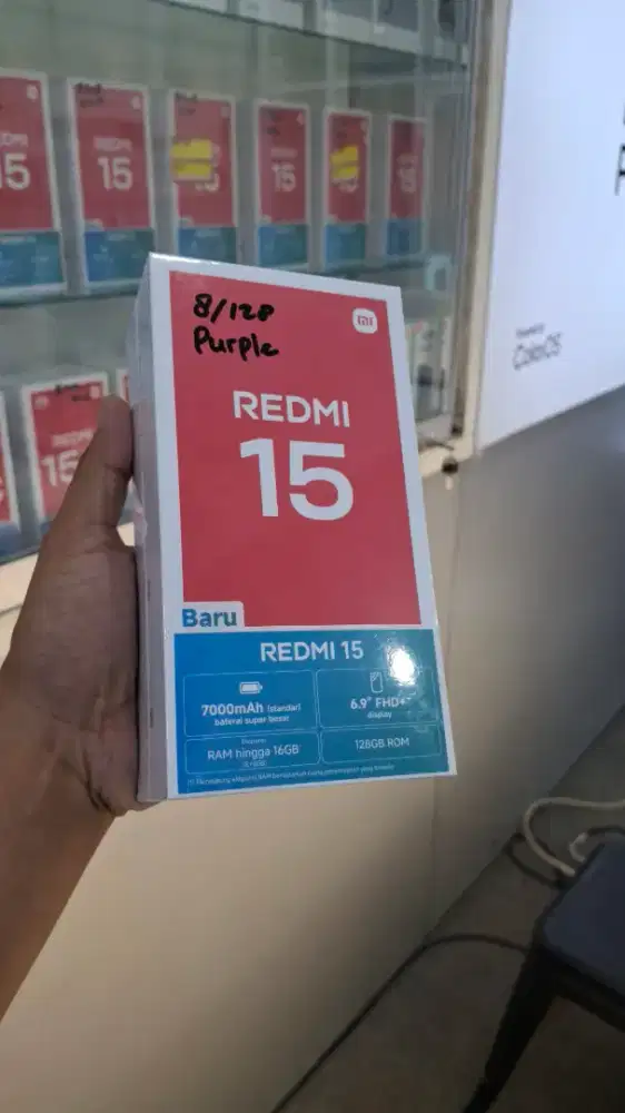 REDMI 15 8/128 BARU