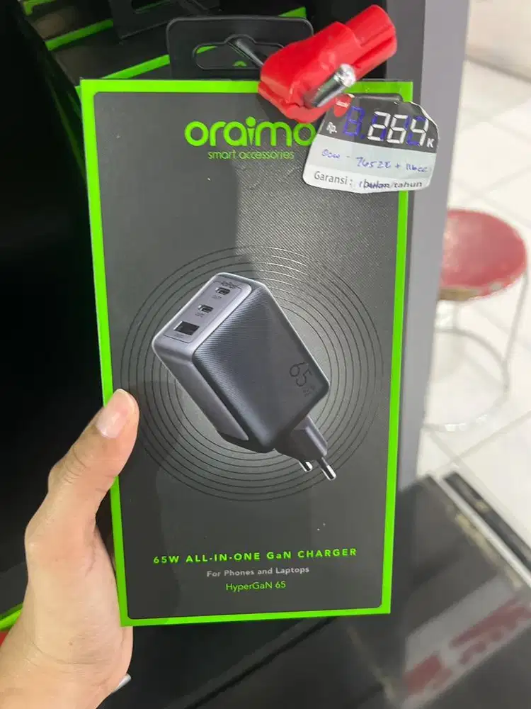 Charger 65 Watt GaN OCW-7652E+116CC