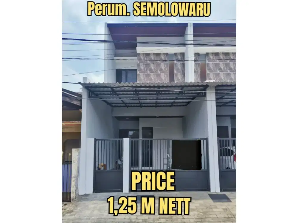 ‼️TERMURAH, TURUN HARGA‼️ RUMAH BARU GRESS PERUM SEMOLOWARU NGINDEN MANYAR KLAMPIS RUNGKUT SURABAYA TIMUR. DEKAT MASJID, MERR, KAMPUS, RS, Dsb