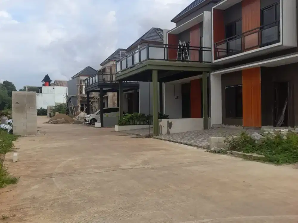 Hunian cluster super mewah pinggir jalan ray Jatiwarna Unit Siap Huni cukup Booking 5juta All in