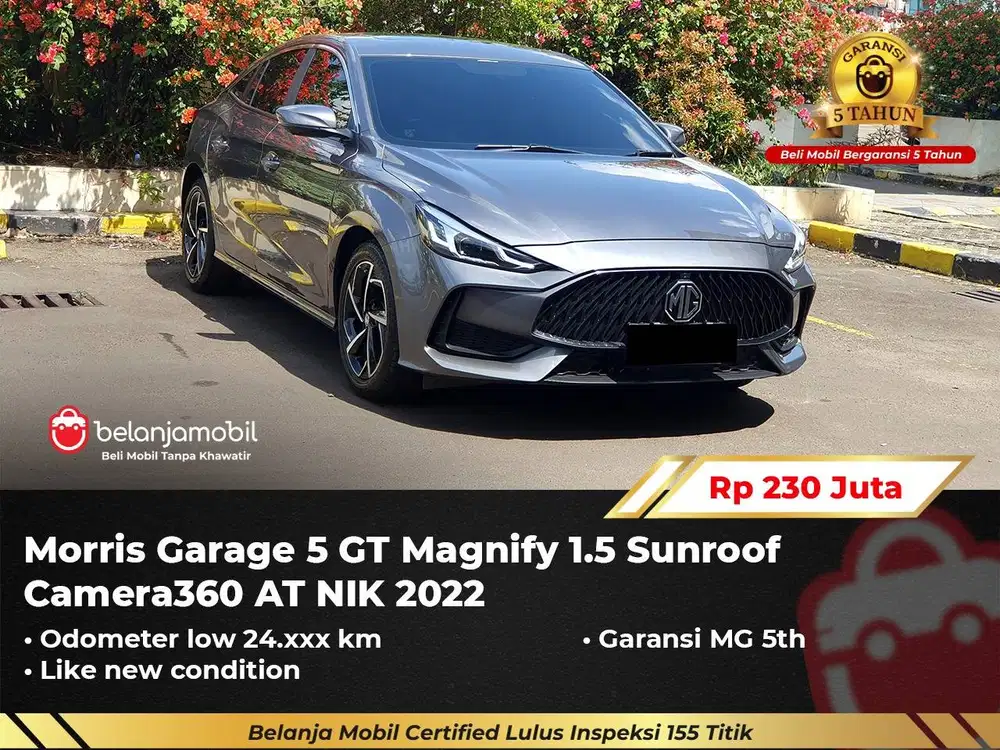 [ GARANSI 5TH ] MG Morris Garage 5 GT 5GT Magnify 1.5 2022/2023
