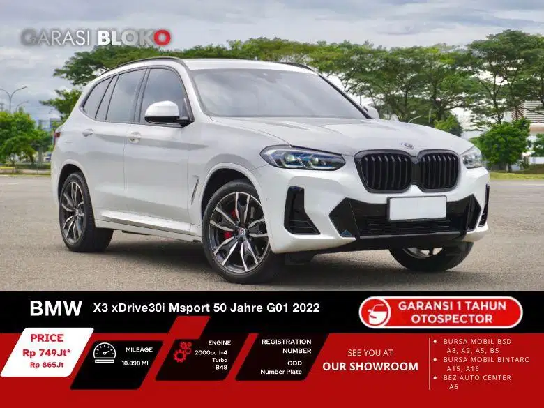BMW X3 G01 LCI MSport B48 50 Jahre Edition 2022 / 2023