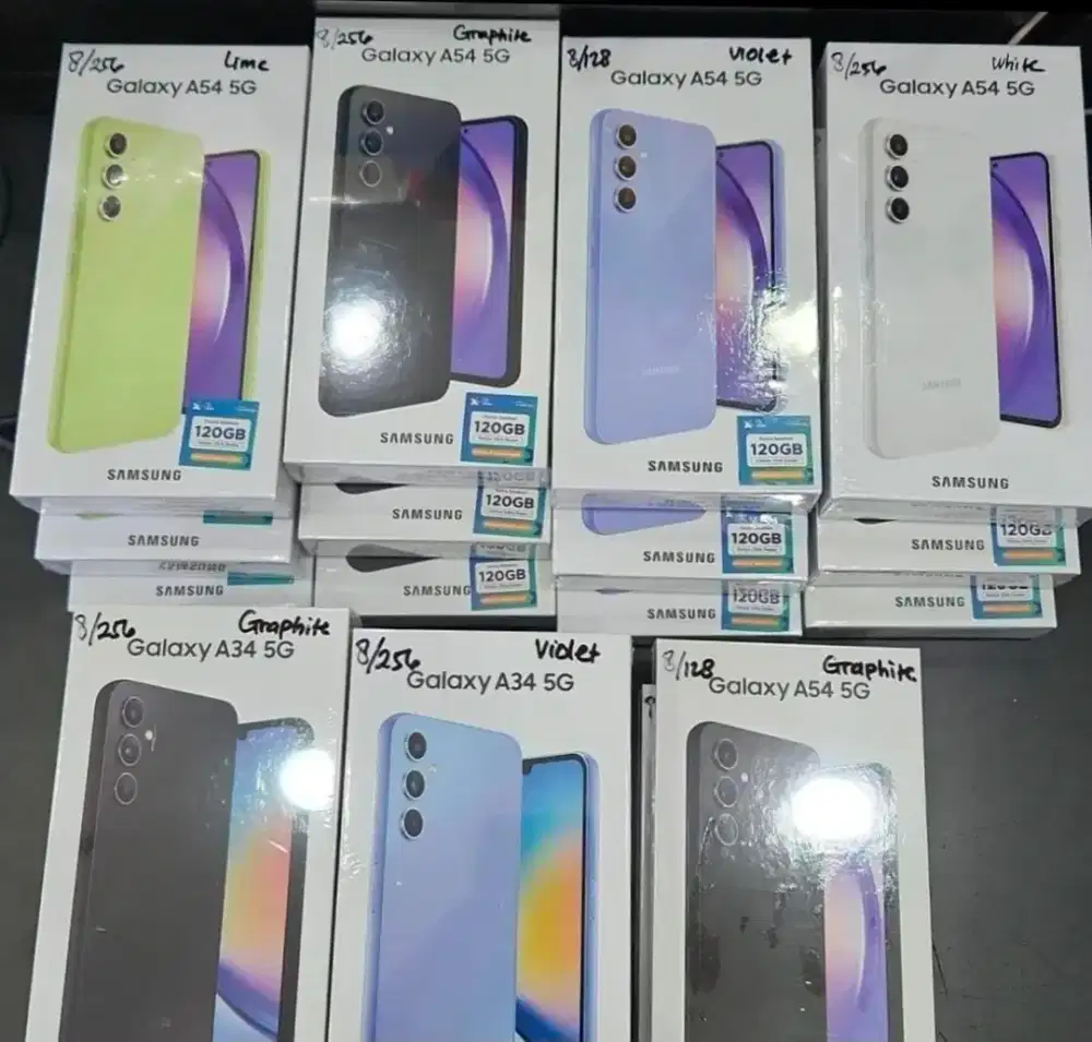 Samsung galaxy A54 5G 8/256 new segel garansi 1tahun