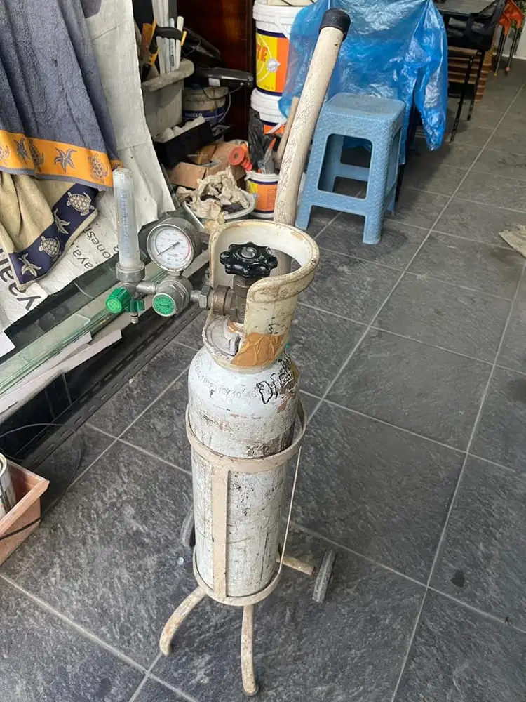 Tabung Oksigen Ikan 1m3 plus troli