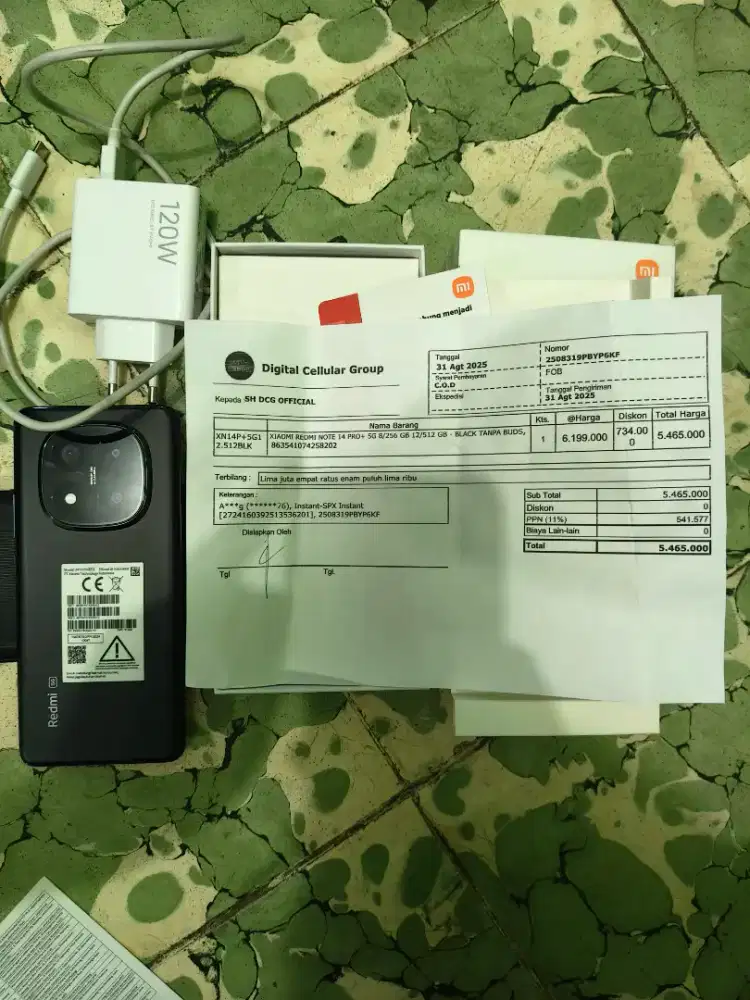 Xiaomi note 14 pro plus 12/512 mcm baru, garansi skitar 12 bulan