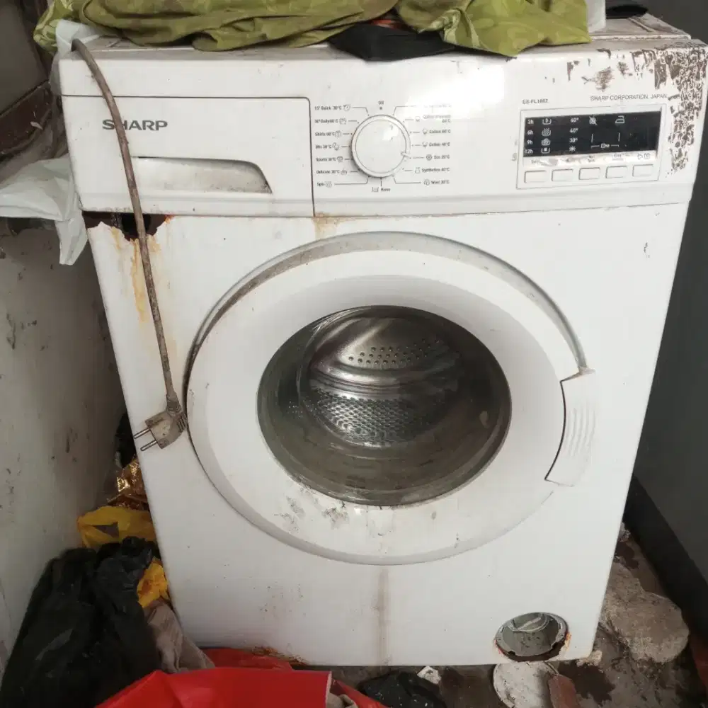 Mesin cuci bekas rusak