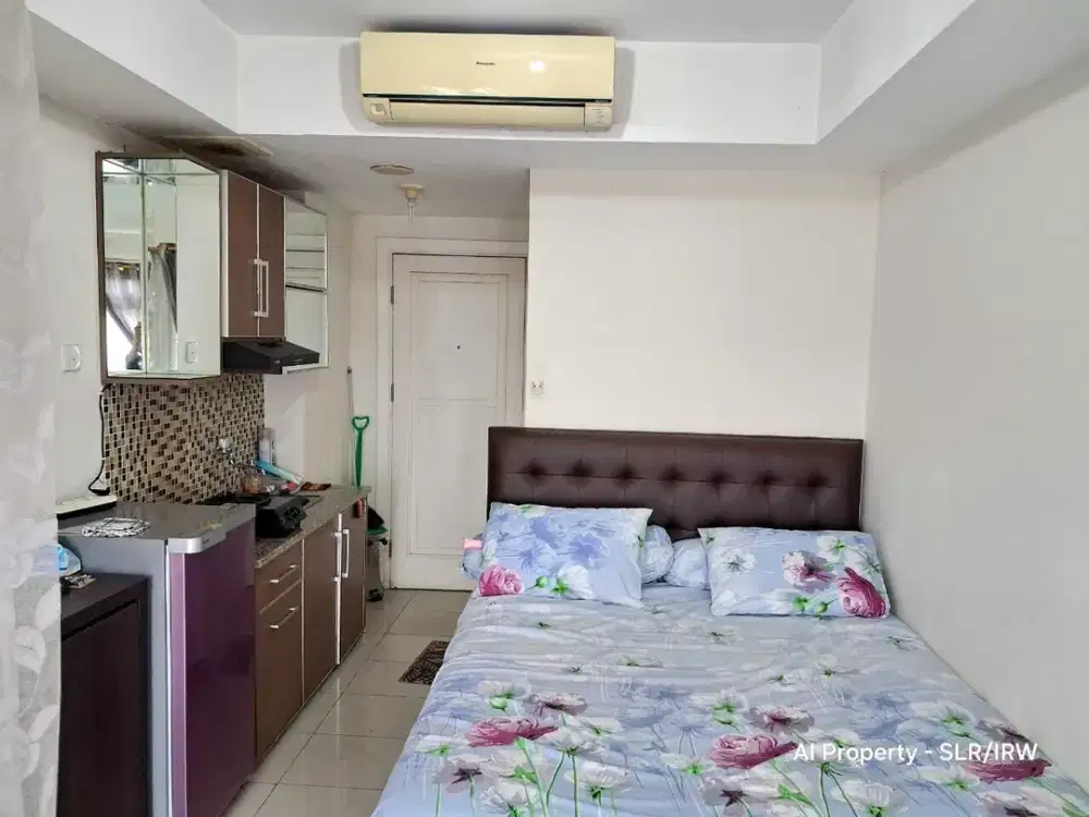 Apartemen Greenlake Sunter, Tower 1, Studio 21m2, Furnish, 25jt/tahun