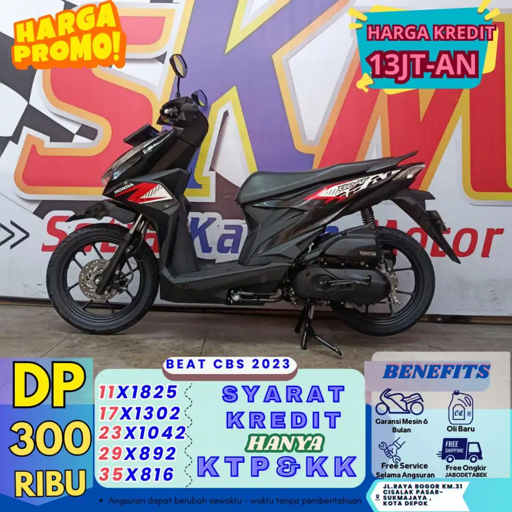 Proses 1hari dp 300rb kredit beat cbs 2023