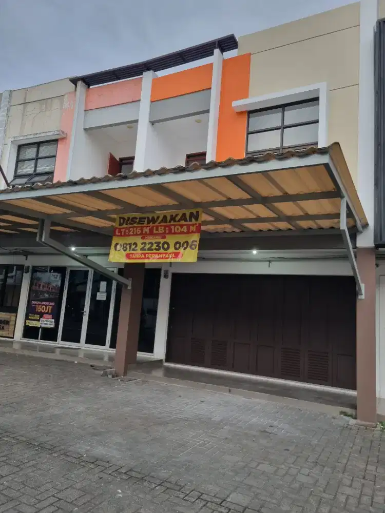 Disewakan Ruko Baru Strategis 2 L MAINROAD Terusan Jl.Jakarta Bandung