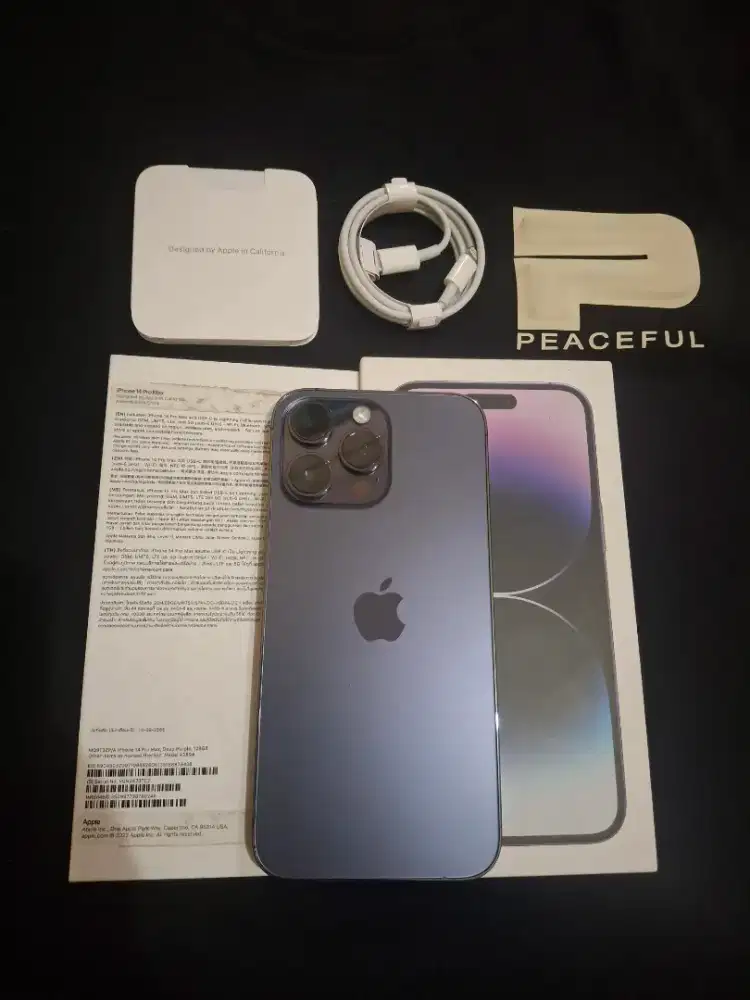 IPHONE 14 PRO MAX 128GB DEEP PURPLE INTER FULLSET