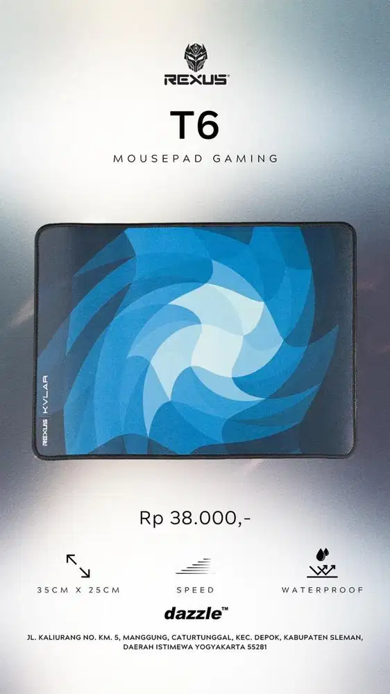 Mousepad Rexus Kvlar T6