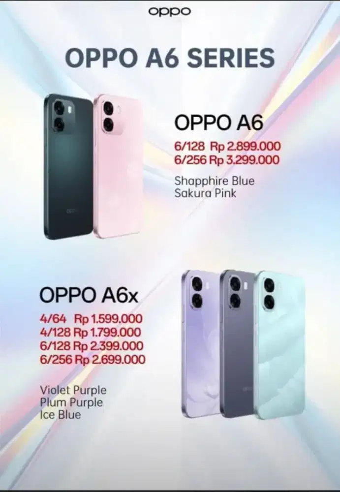 PROMO HP OPPO A6 SERIES || BISA COD GRATIS ONGKIR || READY MULAI RAM 4