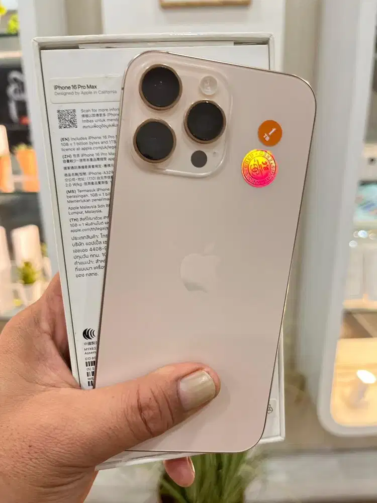 Iphone 16 promax 1 tb resmi beacukai terdaftar garansi imei permanen