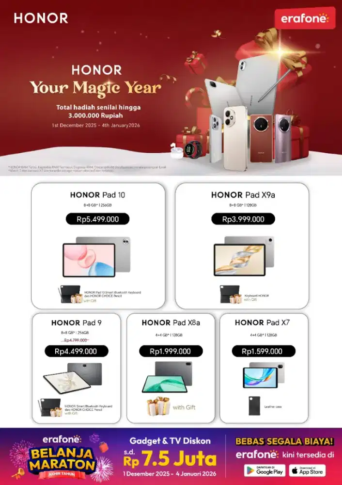 Tablet HONOR Free Keyboard+Pen