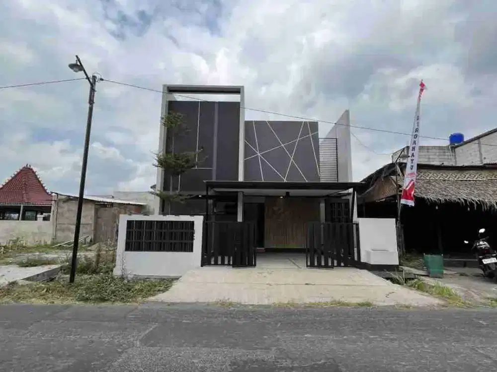 DIJUAL RUMAH CANTIK MODEREN TEPI JLN ASPAL NUANSA SEJUK NAN ASRI PURWOMARTANI KALASAN SLEMAN