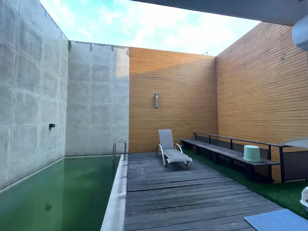 architect design Dekat Bintaro dengan lift  kolam renang dan rooftop