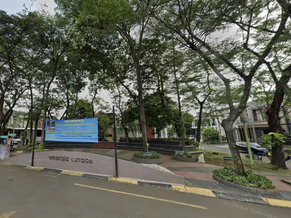 emerald bintaro depan taman dan dekat masjid ashaft harga terbaik