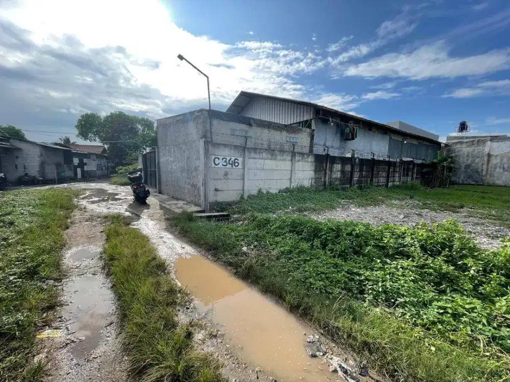 kavling murah  800 m di komplek pergudangan DPR Cipondoh Ciledug nego