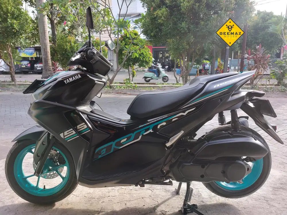 (DP 300 Rb)‼️ Yamaha Aerox Connected Hitam 2022 Cash / Kredit
