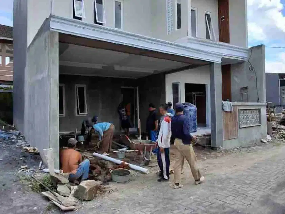 DIJUAL RUMAH IDAMAN MEWAH NAN MEGAH 2LANTAI PROSES FINISHING KADIROJO PURWOMARTANI SLEMAN